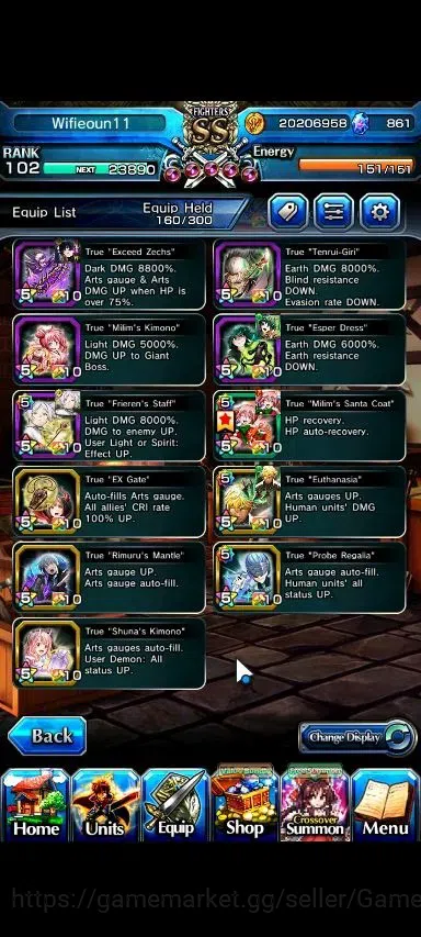 Grand Summoners Accounts Global|Rank 102|861 cc|14 Ascend+4 TW|(Miki,2xFen, image 6