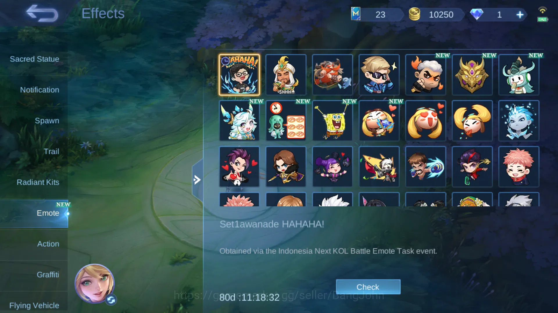 Mobile Legends: Bang Bang Accounts Others Hero 71 | Skin 107 | Emblem Max 3 | Collector Natalia | Dragon Tamer Kimmy | Epic 11