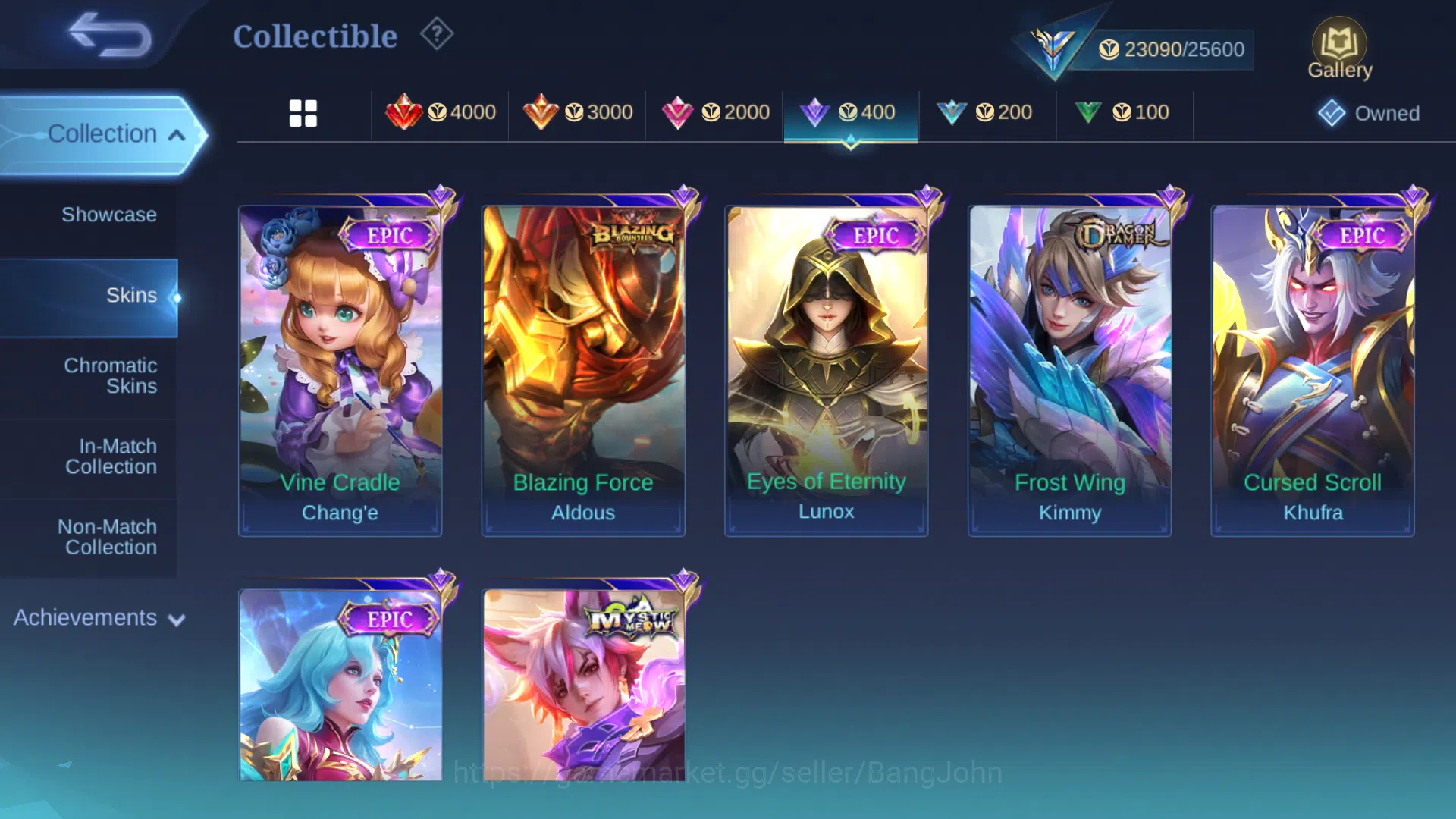 Mobile Legends: Bang Bang Accounts Others Hero 71 | Skin 107 | Emblem Max 3 | Collector Natalia | Dragon Tamer Kimmy | Epic 5
