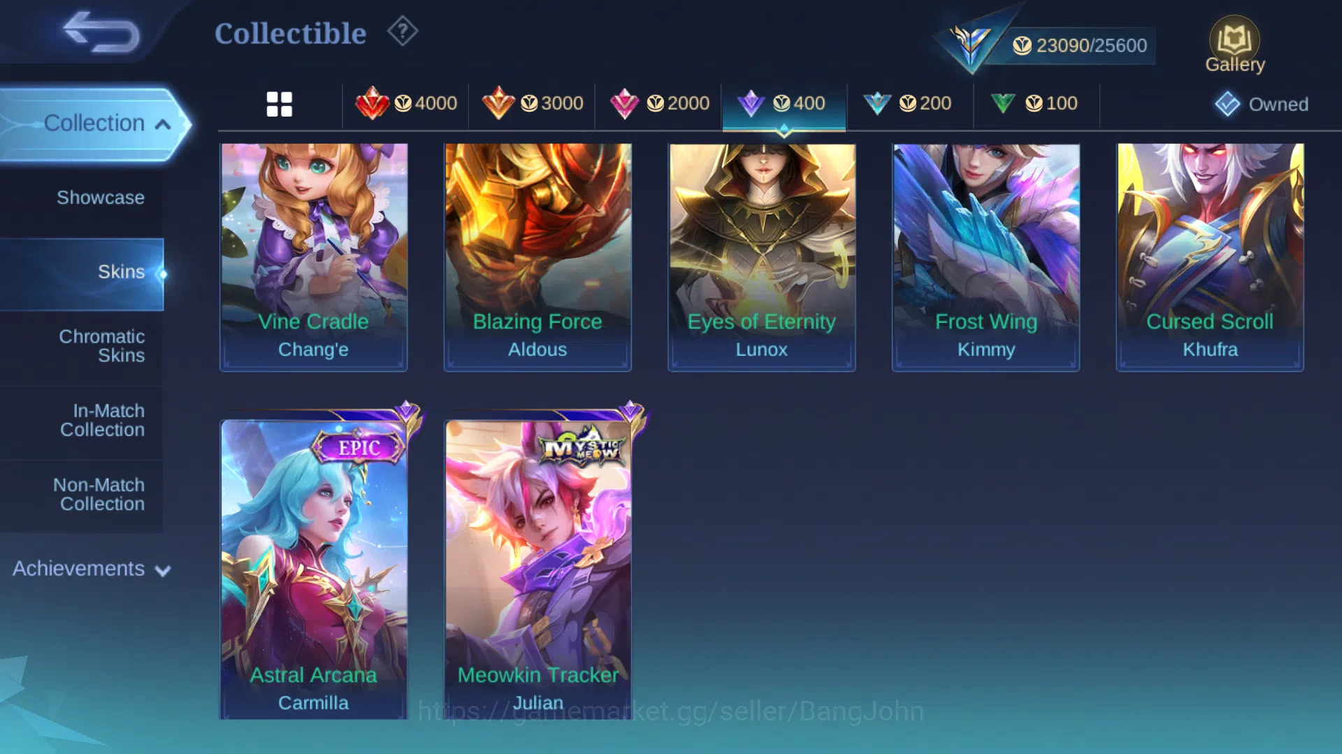 Mobile Legends: Bang Bang Accounts Others Hero 71 | Skin 107 | Emblem Max 3 | Collector Natalia | Dragon Tamer Kimmy | Epic 6