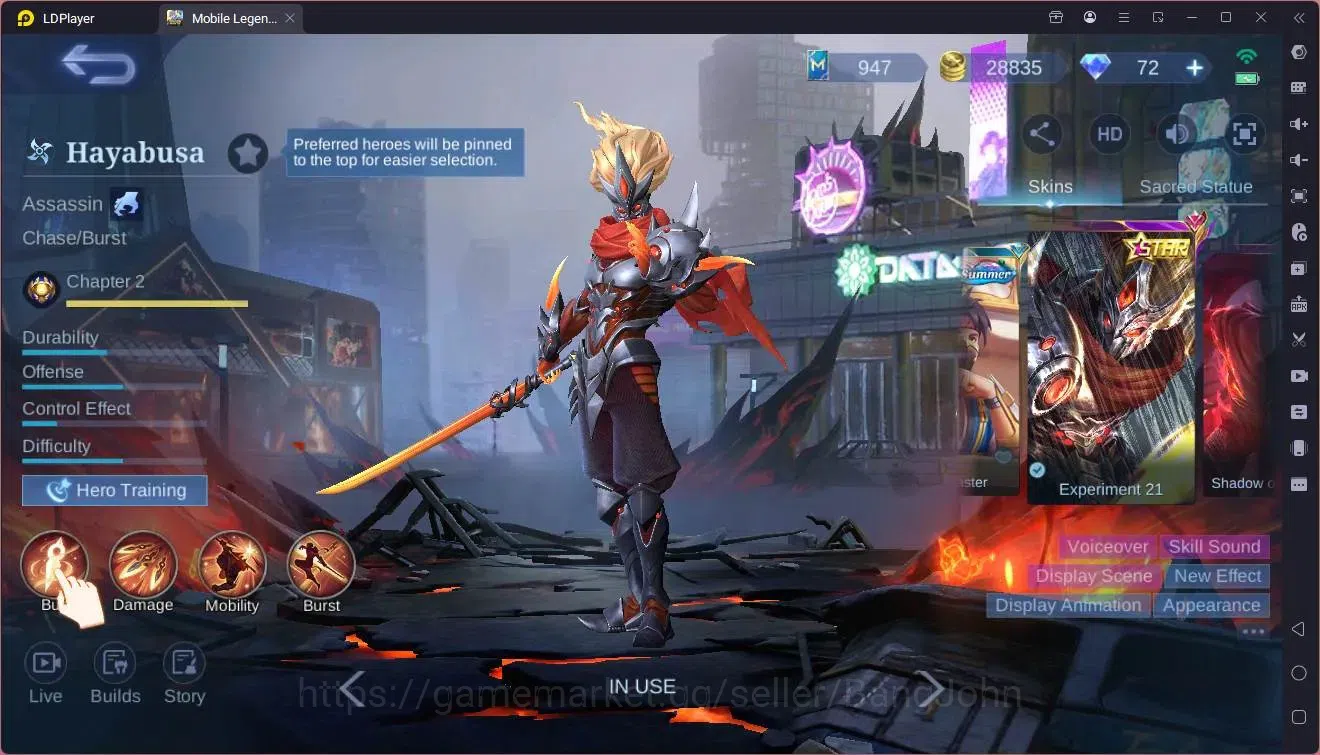 Mobile Legends: Bang Bang Accounts Global|Hero 106|Skin213|Renowned|Prime Claude|KOF image 5