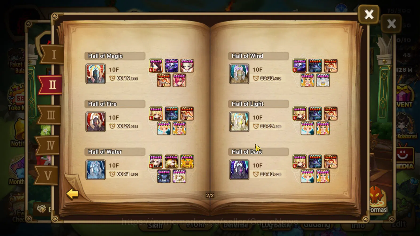 Summoners War: Sky Arena Accounts End-Game ASIA Hot 2 LD MAXIMILIAN & CRAKA|80 NB5 Total(Shihou,Vanessa,Etc)|Fast Farm 2 10
