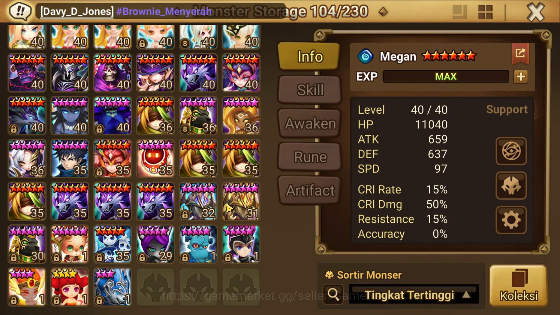 Summoners War: Sky Arena Accounts End-Game ASIA Hot 2 LD MAXIMILIAN & CRAKA|80 NB5 Total(Shihou,Vanessa,Etc)|Fast Farm 2 8