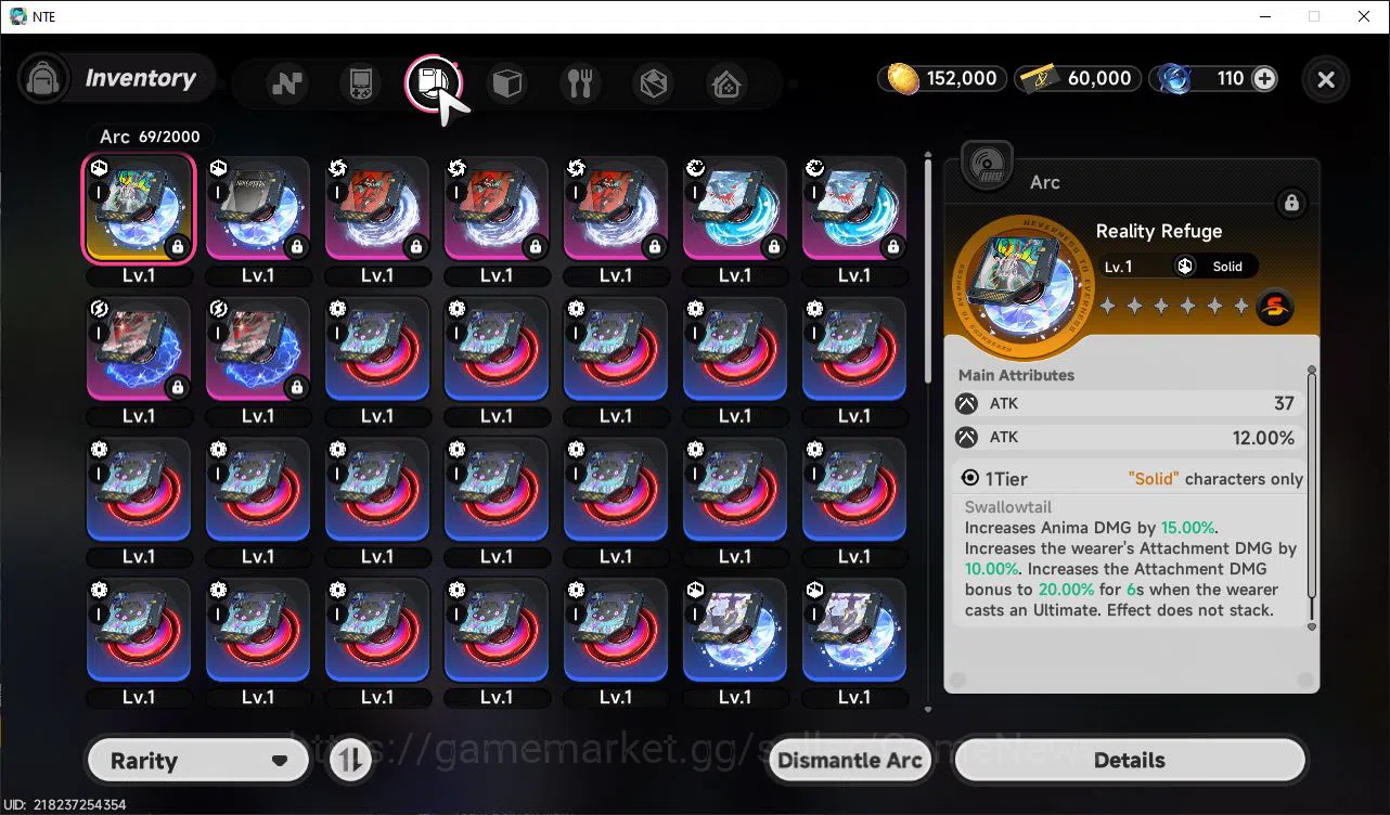 Neverness to Everness Accounts GLOBAL EU| HL 3| 1 SSR Limited Meta Nanally + Skin image 8