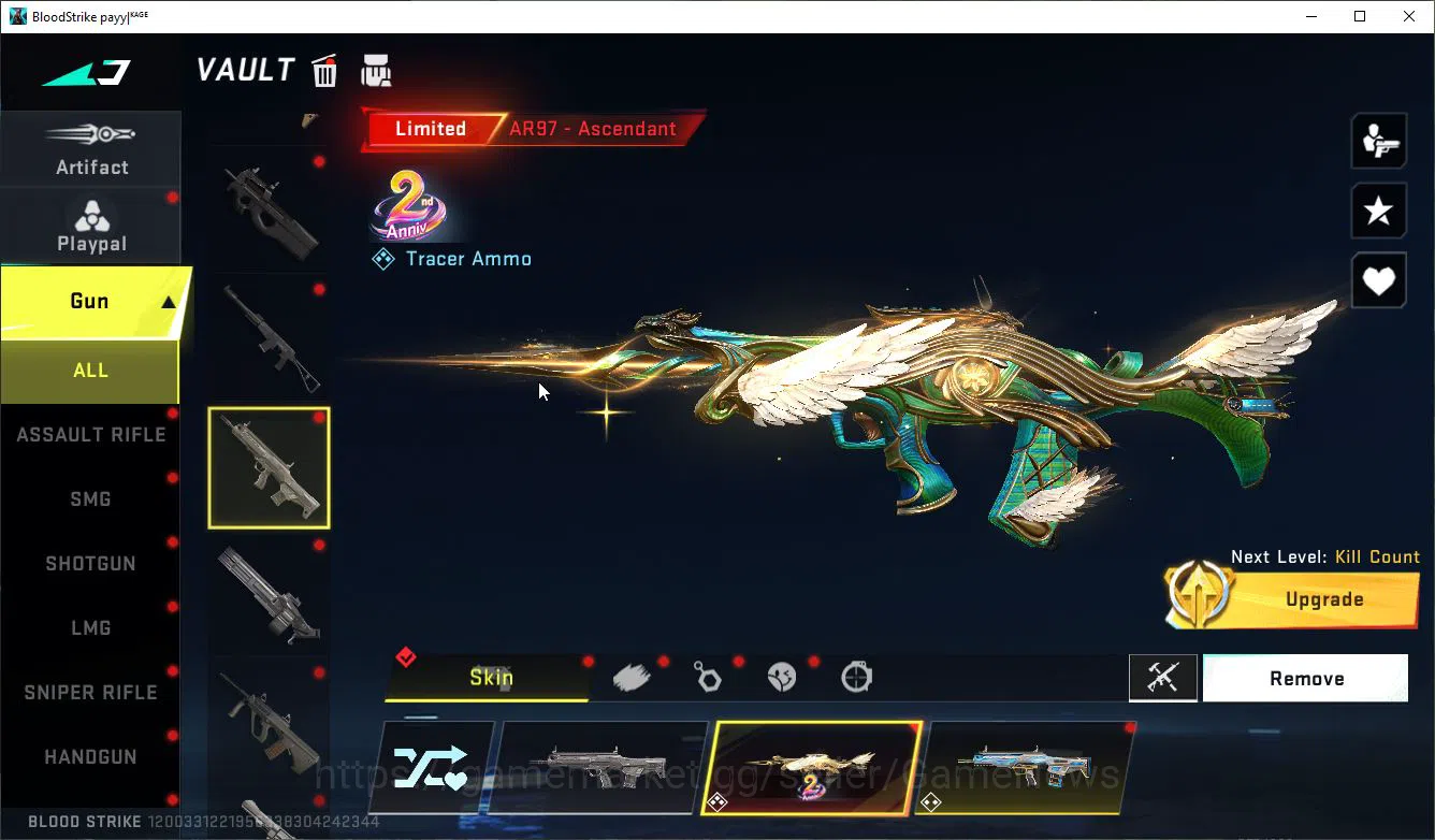 Blood Strike Accounts ASIA|ETERNAL Lv2 QBZ95-Whisper+MELE LightBlade+15 image 17