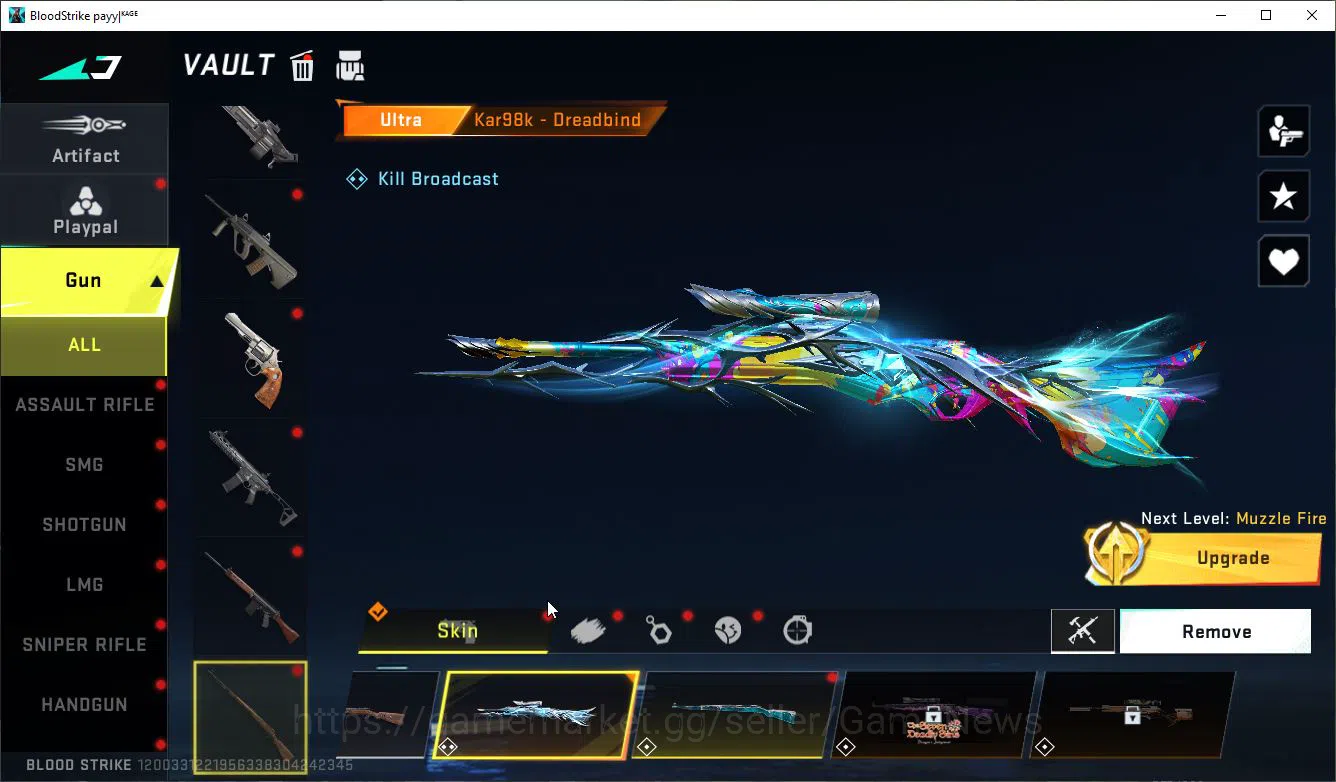 Blood Strike Accounts ASIA|ETERNAL Lv2 QBZ95-Whisper+MELE LightBlade+15 image 19
