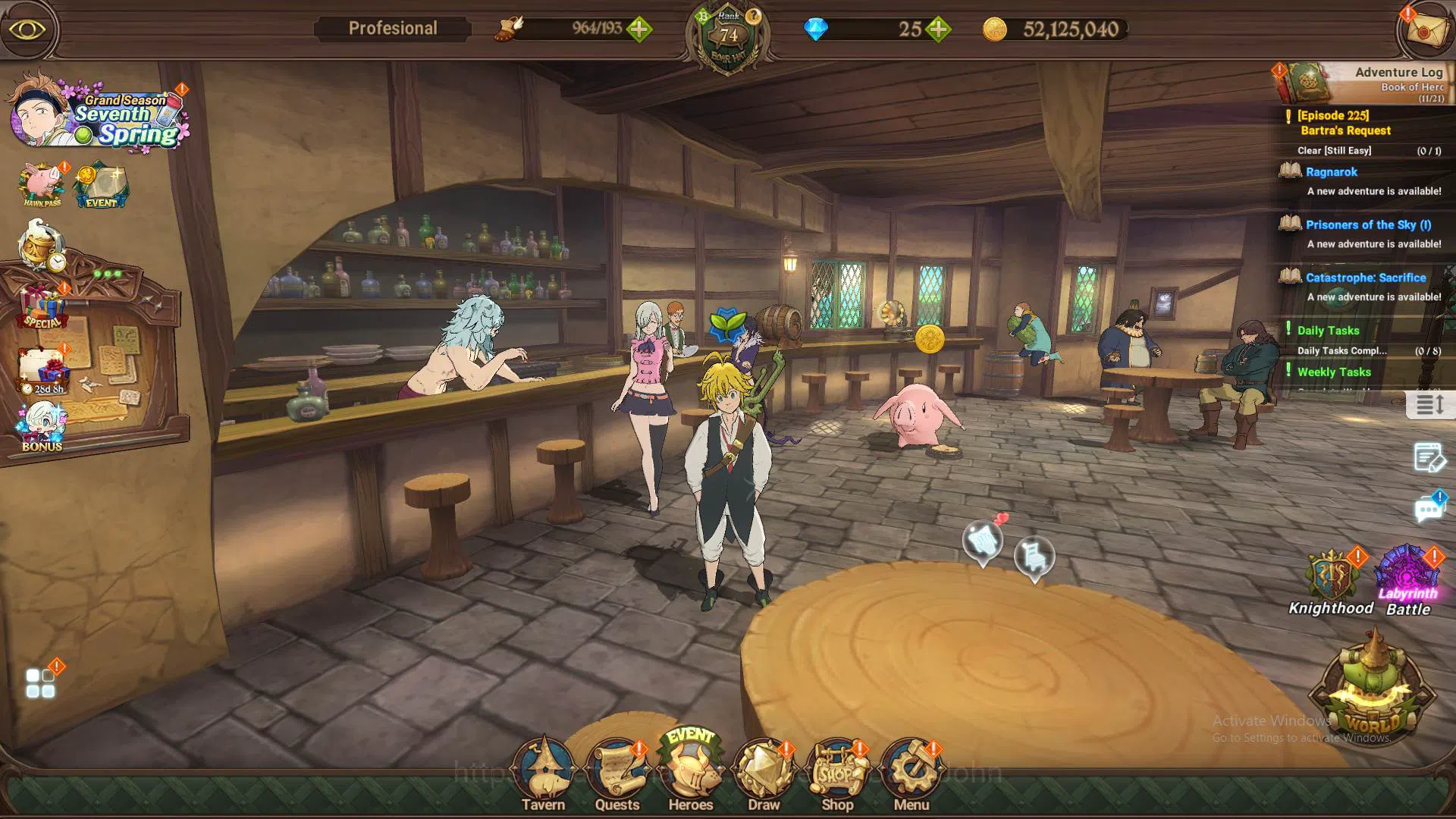 The Seven Deadly Sins: Grand Cross Others GLOBAL|2.6m CC|UR Salos3/6,Meresca,Sabunak,DKM,WKG image 1