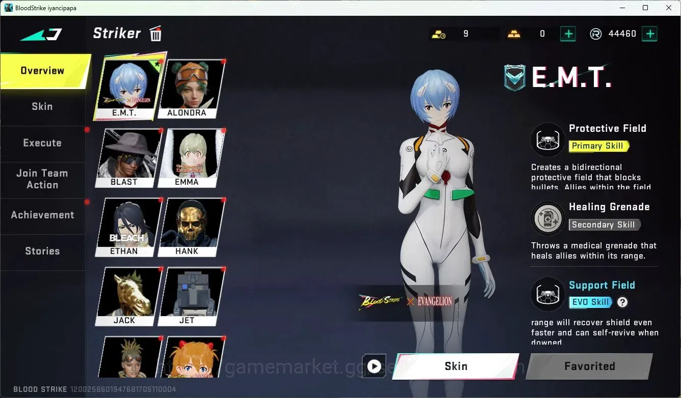 Blood Strike Accounts ASIA | 7 Collab Skins | 9 Limited Skins | 10 Legen image 11