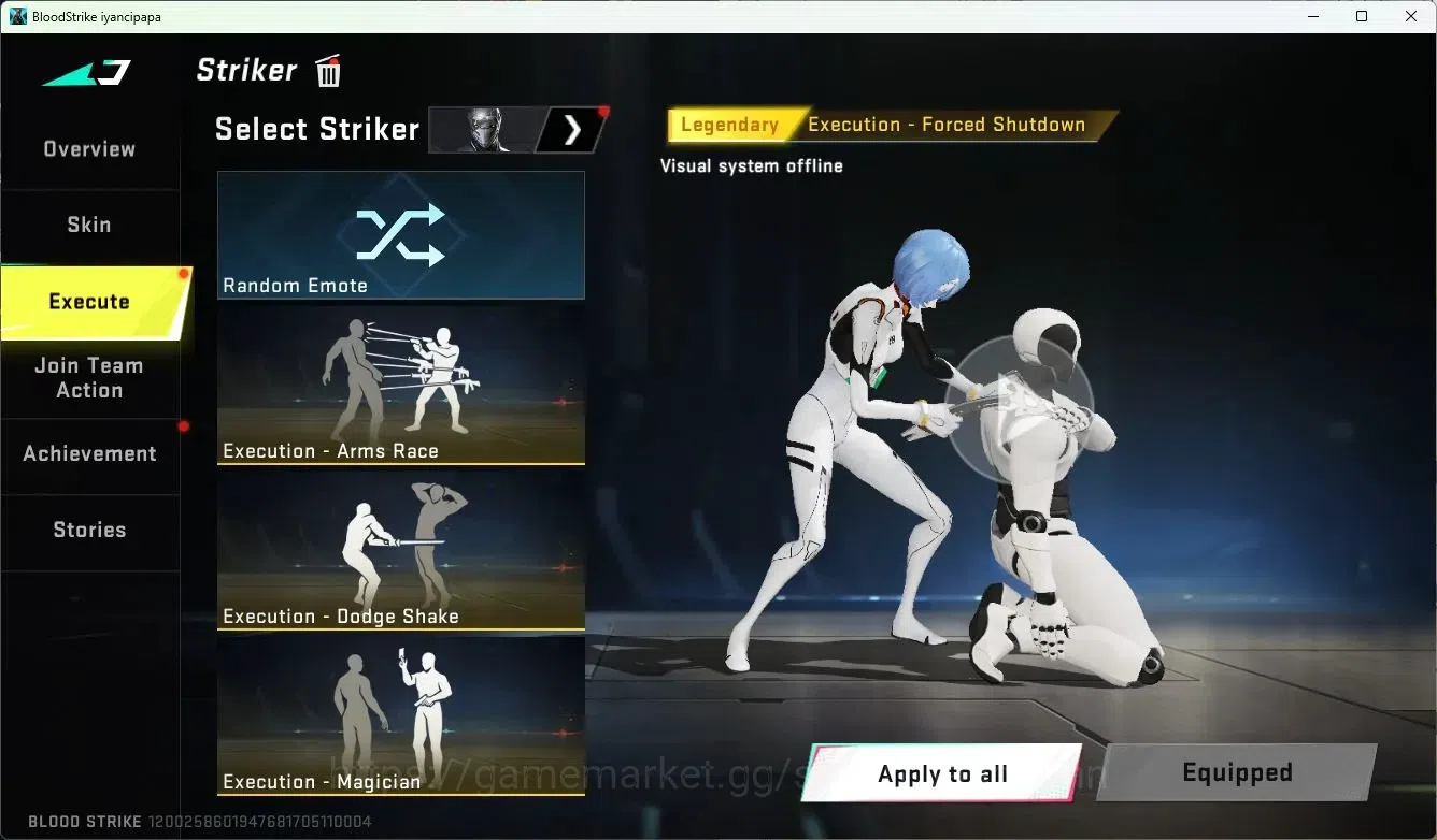 Blood Strike Accounts ASIA | 7 Collab Skins | 9 Limited Skins | 10 Legen image 12