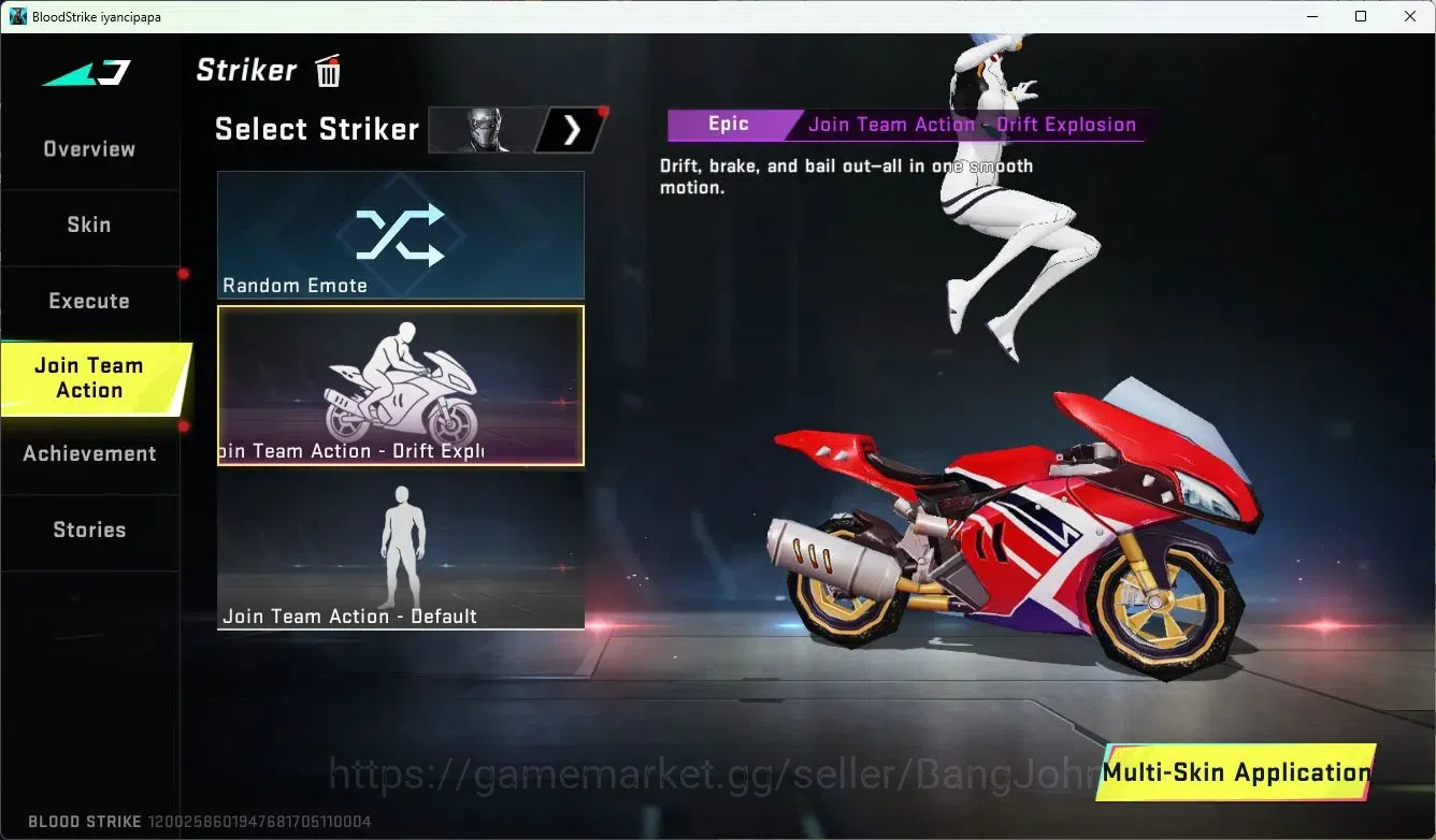 Blood Strike Accounts ASIA | 7 Collab Skins | 9 Limited Skins | 10 Legen image 13