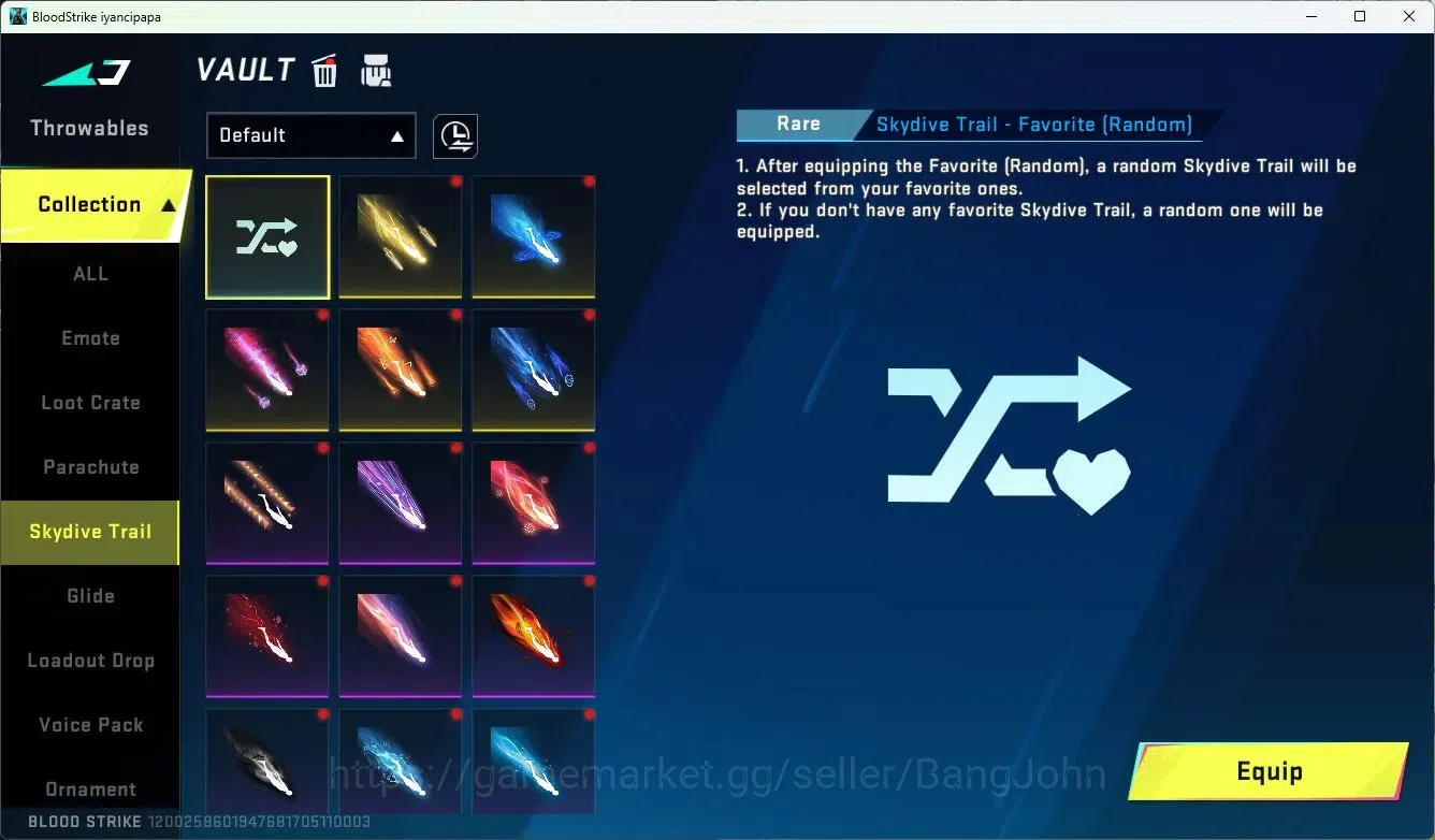 Blood Strike Accounts ASIA | 7 Collab Skins | 9 Limited Skins | 10 Legen image 18