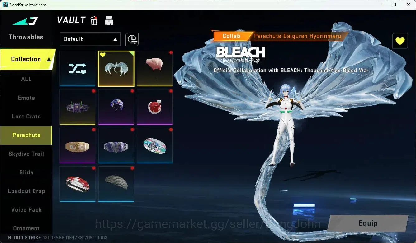 Blood Strike Accounts ASIA | 7 Collab Skins | 9 Limited Skins | 10 Legen image 19