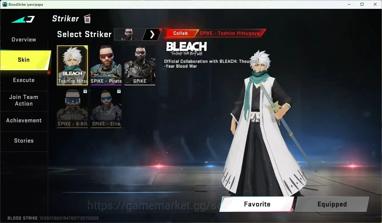 Blood Strike Accounts ASIA | 7 Collab Skins | 9 Limited Skins | 10 Legen image 4