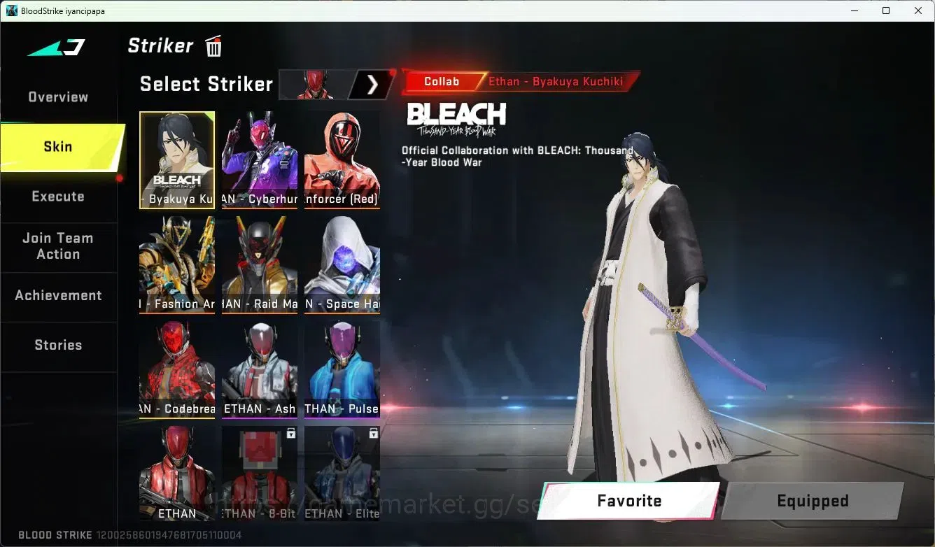 Blood Strike Accounts ASIA | 7 Collab Skins | 9 Limited Skins | 10 Legen image 8