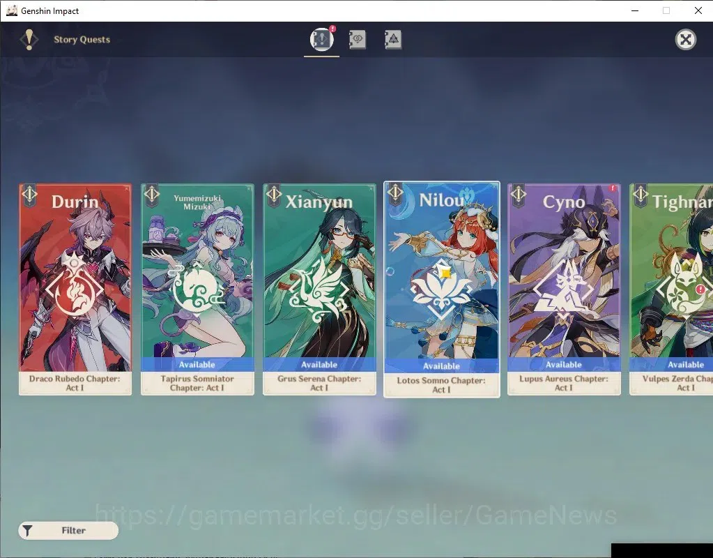 Genshin Impact Accounts Asia|AR55|5Limited+5(*5WP)|(Furina,Durin)+Sign,Nic image 18