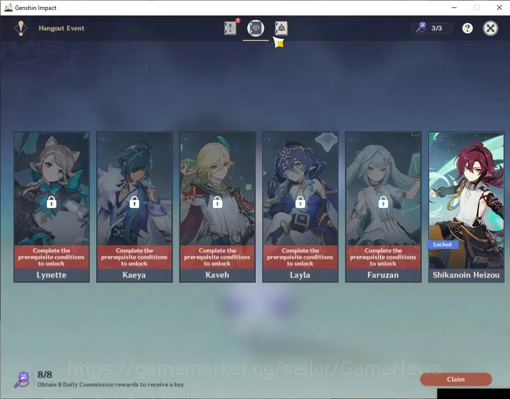Genshin Impact Accounts Asia|AR55|5Limited+5(*5WP)|(Furina,Durin)+Sign,Nic image 19
