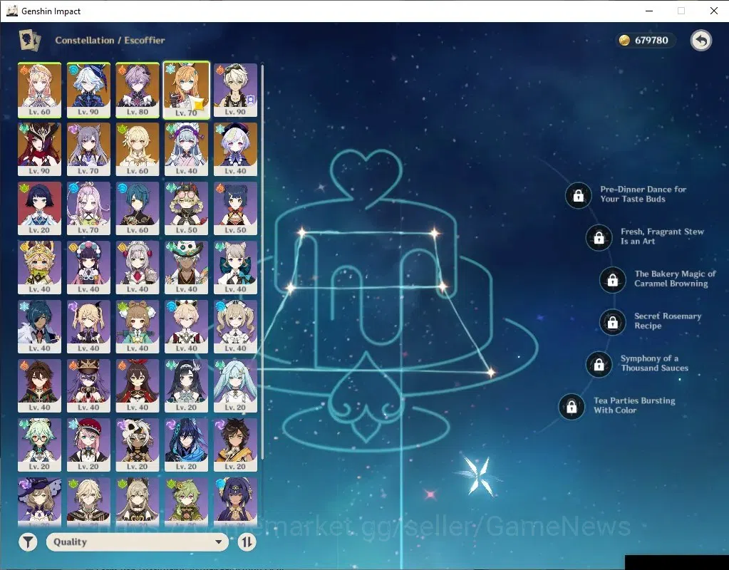 Genshin Impact Accounts Asia|AR55|5Limited+5(*5WP)|(Furina,Durin)+Sign,Nic image 7