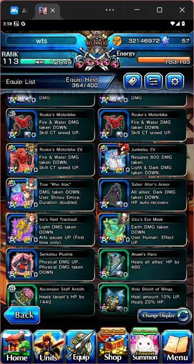 Grand Summoners Accounts Others GLOBAL|14 Ascend|Houka Inumata TW,Summer Miyu TW,Shirou Emiya TW,Sanageyama TW,LS 10