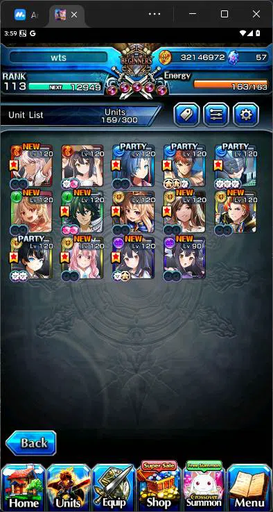 Grand Summoners Accounts Others GLOBAL|14 Ascend|Houka Inumata TW,Summer Miyu TW,Shirou Emiya TW,Sanageyama TW,LS 13