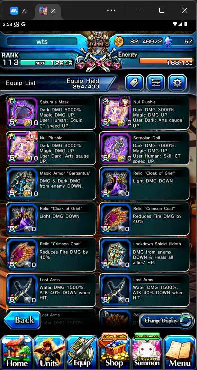 Grand Summoners Accounts Others GLOBAL|14 Ascend|Houka Inumata TW,Summer Miyu TW,Shirou Emiya TW,Sanageyama TW,LS 8