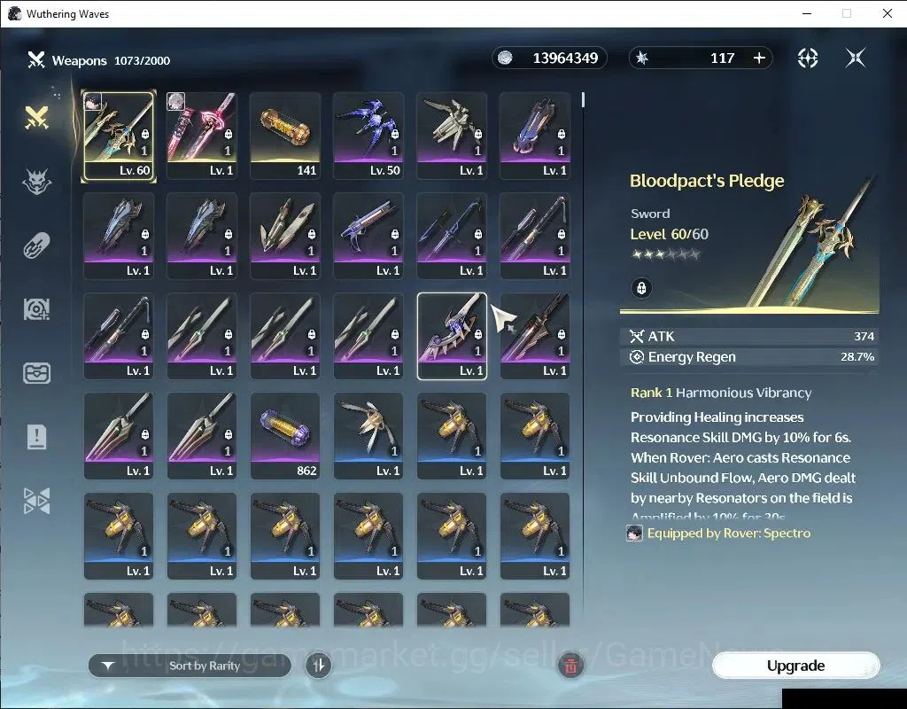 Wuthering Waves Accounts NA | UL 47 | 114 Lustrous | 1 Limited | Hiyuki R3  image 5