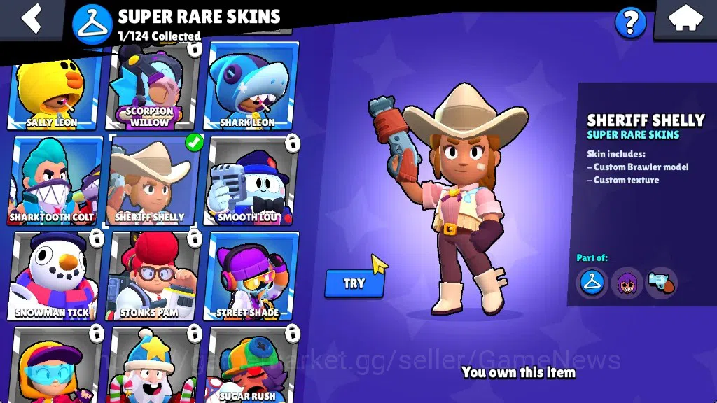 Brawl Stars Accounts 1037 Trophy|19 Brawlers 2 Max Lv [Kit,Shade]|8 Epi image 19