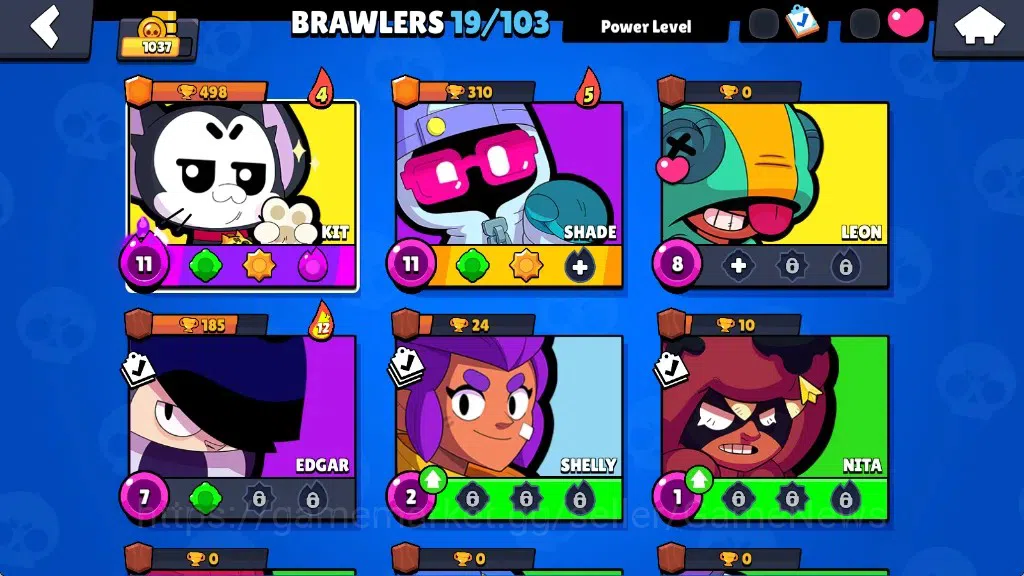 Brawl Stars Accounts 1037 Trophy|19 Brawlers 2 Max Lv [Kit,Shade]|8 Epi image 7