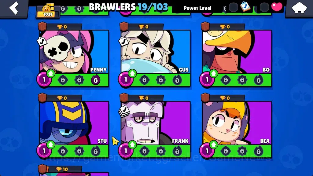 Brawl Stars Accounts 1037 Trophy|19 Brawlers 2 Max Lv [Kit,Shade]|8 Epi image 9