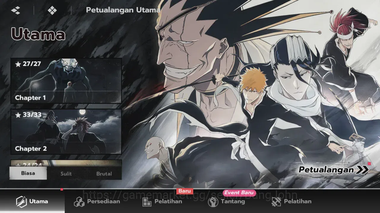 BLEACH: Soul Resonance Accounts Nuverse SEA | Lvl 73 | 11 SSR Seal 9 (Aizen 1/6, Ulquiorra, Ichigo Bankai, Soifon, White 2