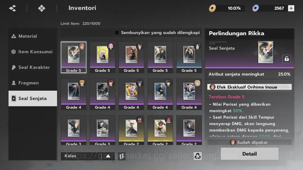 BLEACH: Soul Resonance Accounts Nuverse SEA | Lvl 73 | 11 SSR Seal 9 (Aizen 1/6, Ulquiorra, Ichigo Bankai, Soifon, White 3