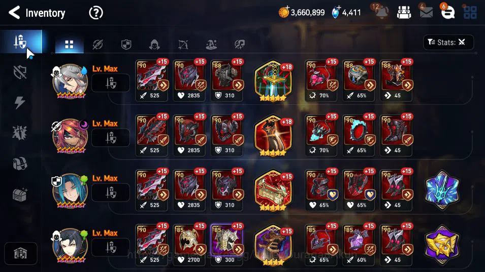 Epic Seven Accounts ASIA Verif|4 ML(NM Luna,EW Ludwig,MA Ken,A Shadow) image 4