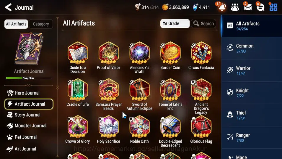 Epic Seven Accounts ASIA Verif|4 ML(NM Luna,EW Ludwig,MA Ken,A Shadow) image 5