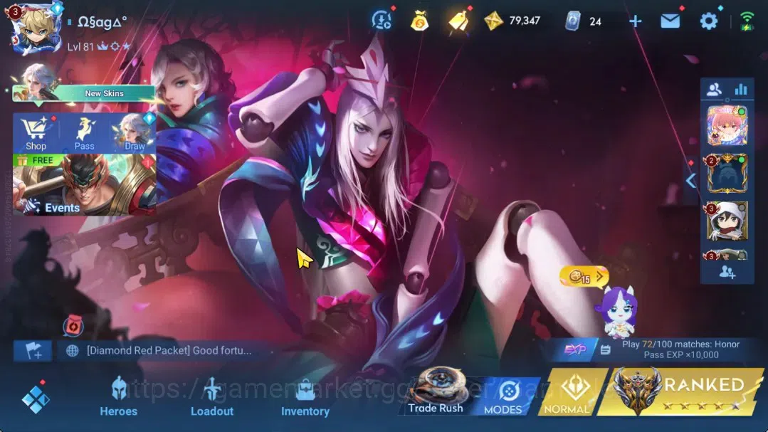 Honor of Kings Accounts Hero112 Skin110|Limited Kongming,Sanxingdui HouYi, image 1