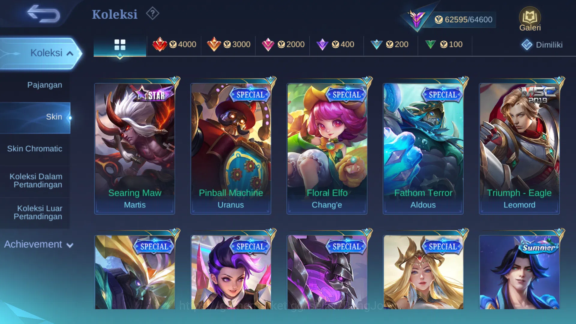 Mobile Legends: Bang Bang Accounts Hero 107 | Skin 225 | Legend Franco | Prime Grange image 11