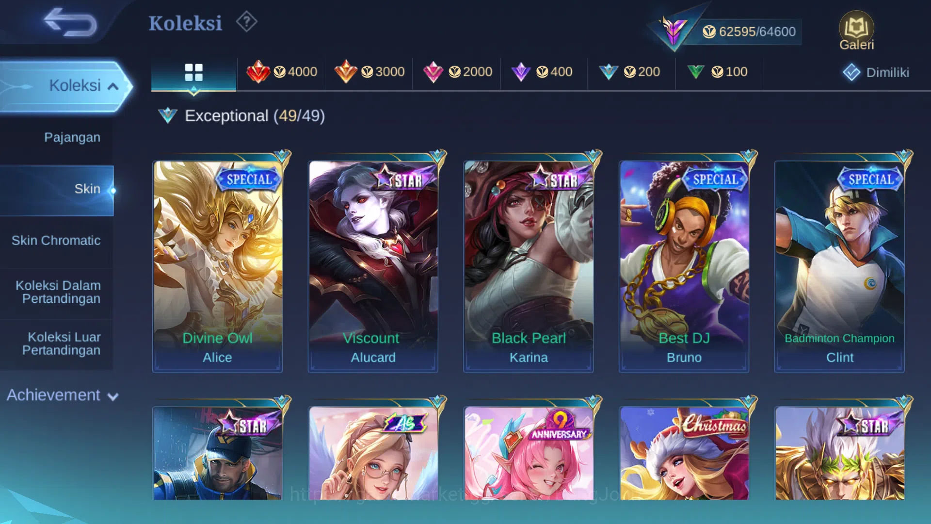 Mobile Legends: Bang Bang Accounts Hero 107 | Skin 225 | Legend Franco | Prime Grange image 9