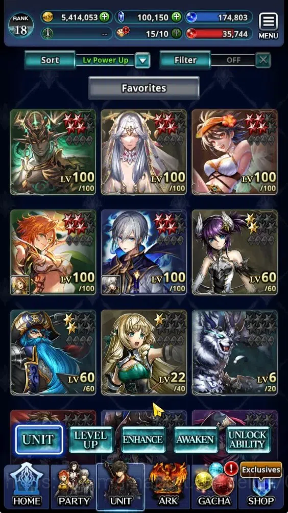 Last Cloudia Accounts Endgame GLOBAL|Rank 18|100k Crystals|Top Tier Unit(Fairy King Aernewisse,Goddess Lilaha,Cerulebreeze 1