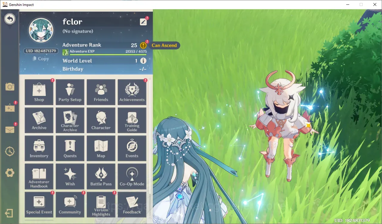 Genshin Impact Accounts Starter ASIA|AR 25|Fresh Starter 2 Limited (Vodyanitsa, Nilou)Tignari,Mona,Mizuki|MC Aether|User and 1