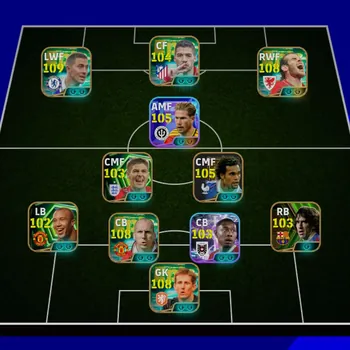 eFootball Accounts Meta Player EFB MOBILE [TS 3240] ALL NEW BALE,HAZARD,STAM,VAN DER SAR,KDB,KAREMBEU (CHEAPEST)