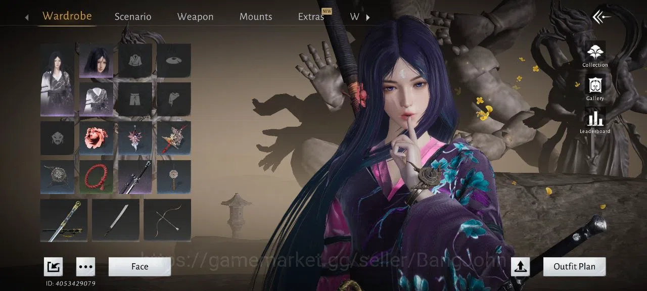 Where Winds Meet Accounts global WWM LVL 83 | Build Power 21K+ | Full Set Ev image 4