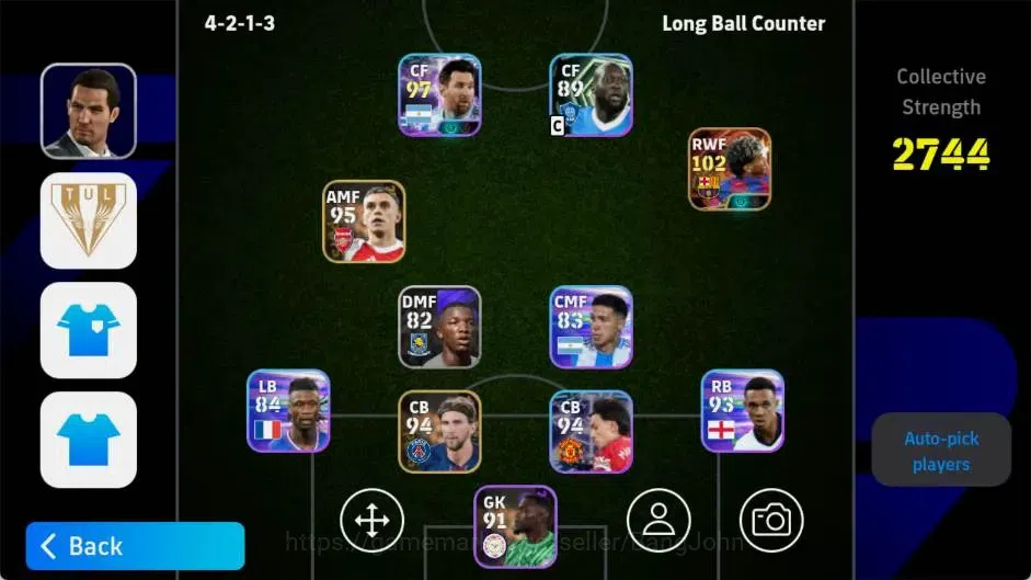 eFootball Accounts Android|PW 2744|Lamine Yamal BigTime Blitz New,Lio image 3