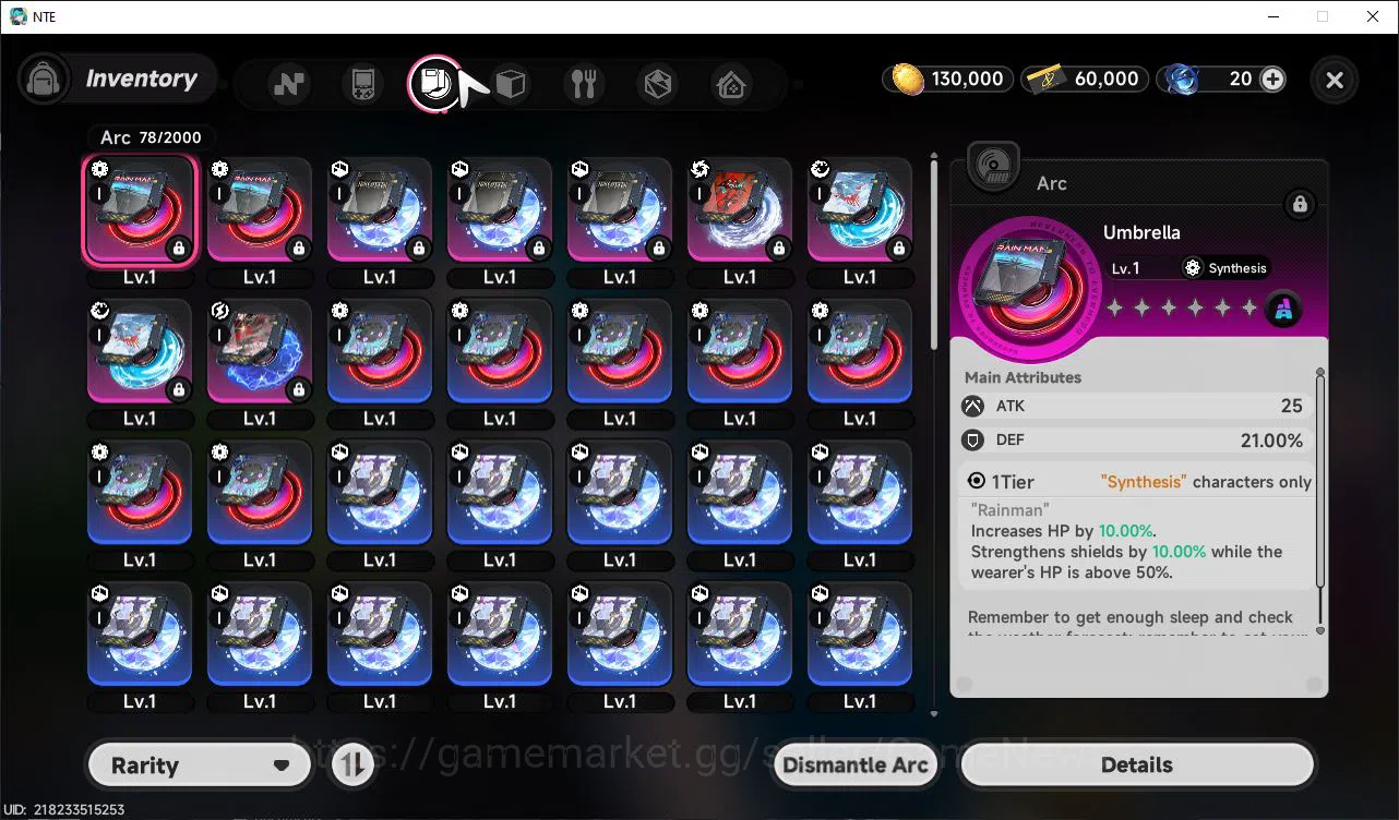 Neverness to Everness Accounts GLOBAL NA|HL 3| 2 SSR Limited Nanally, Jiuyuan |6  image 8