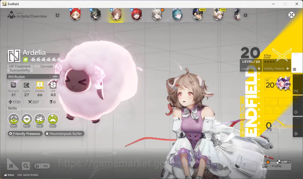 Arknights: Endfield Accounts ASIA|Fresh starter|1 limit| Rossi, Ardelia+sign .e image 12