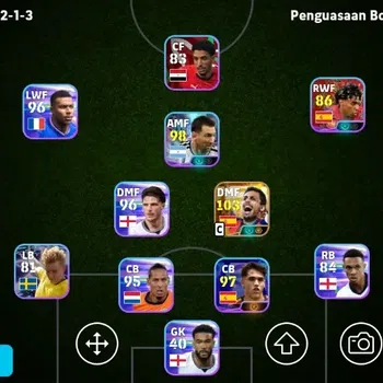 eFootball Accounts Legends & Iconic Players Mobile|PW 2726|New Rodri Big T,New Lionel Messi Show T,Frank Rijkaard