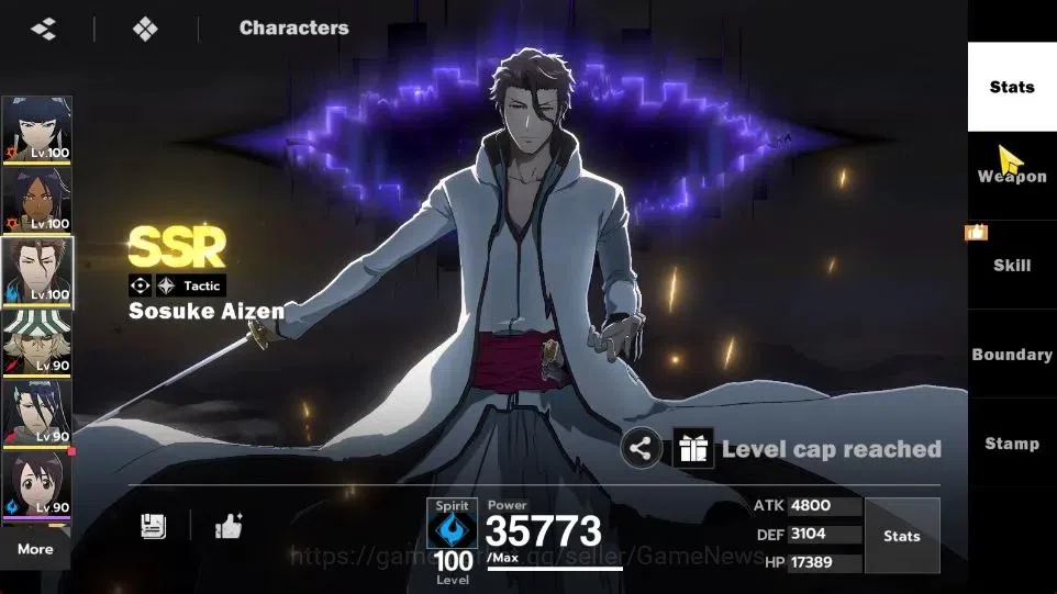 BLEACH: Soul Resonance Accounts NuverseSEA|LV 71|9 SSR [SoiFon,Yoruichi,Aizen,Urah image 11