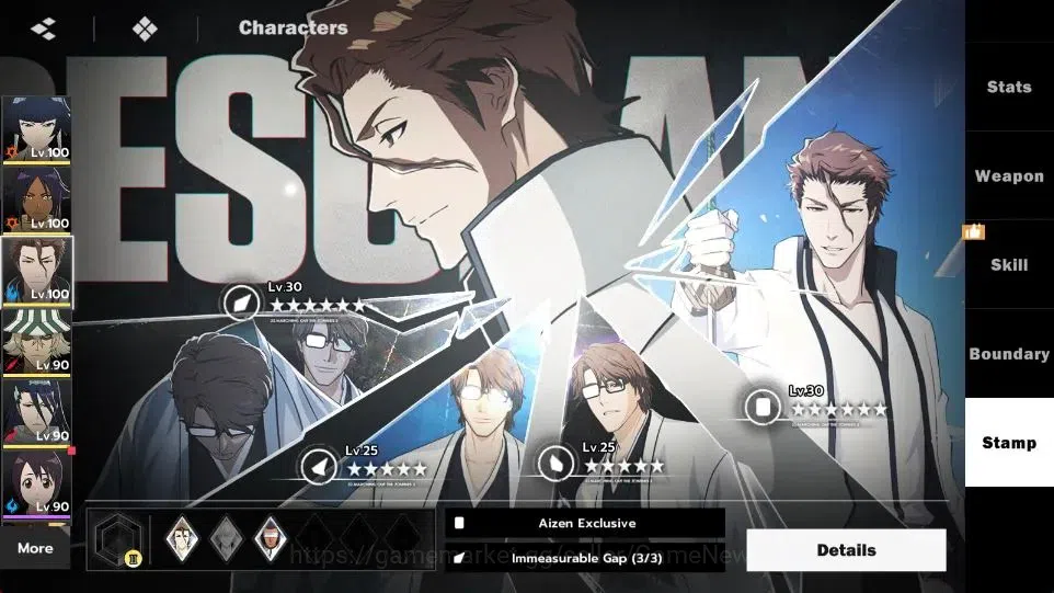 BLEACH: Soul Resonance Accounts NuverseSEA|LV 71|9 SSR [SoiFon,Yoruichi,Aizen,Urah image 13