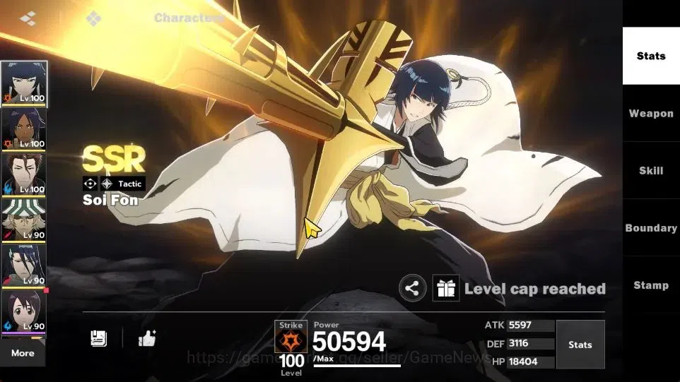 BLEACH: Soul Resonance Accounts NuverseSEA|LV 71|9 SSR [SoiFon,Yoruichi,Aizen,Urah image 3