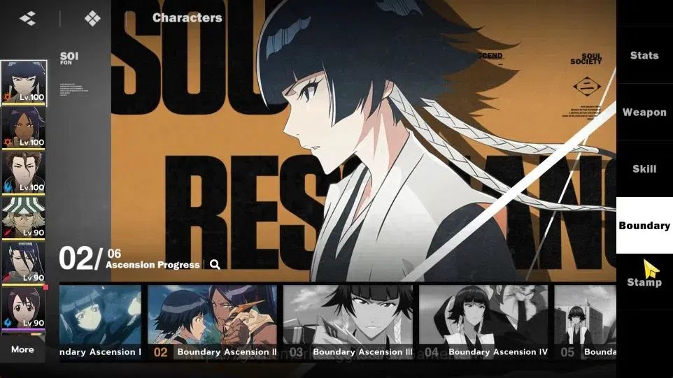 BLEACH: Soul Resonance Accounts NuverseSEA|LV 71|9 SSR [SoiFon,Yoruichi,Aizen,Urah image 5