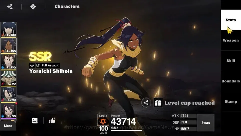 BLEACH: Soul Resonance Accounts NuverseSEA|LV 71|9 SSR [SoiFon,Yoruichi,Aizen,Urah image 7