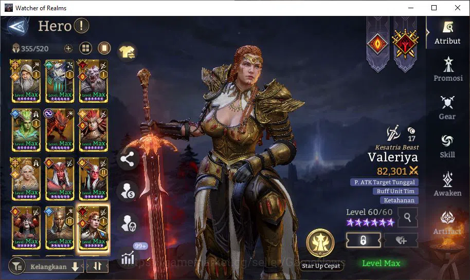 Watcher of Realms Accounts GLOBAL 50x|9,7M Power|10 Lord[ValderonA4,ParetusA1 image 4