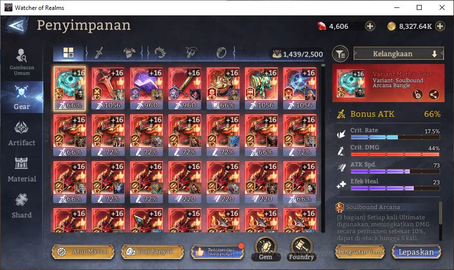 Watcher of Realms Accounts GLOBAL 50x|9,7M Power|10 Lord[ValderonA4,ParetusA1 image 7
